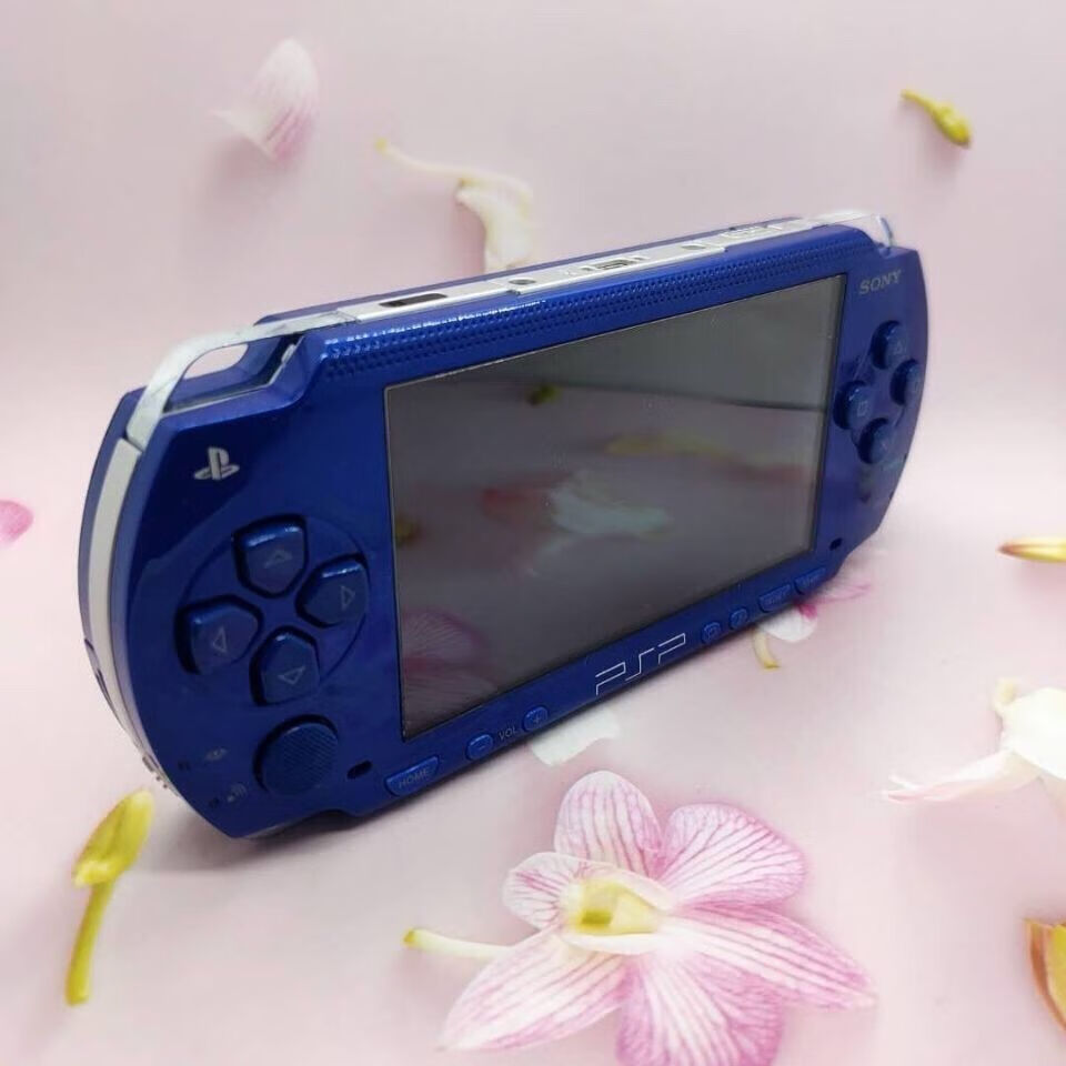 机psp2000psp1000掌上手机机gba怀旧街机fc琛艺psp2000蓝色套餐三32g