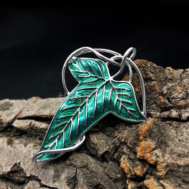 指环王魔戒周边精灵指环王魔戒周边树叶精灵胸针男女潮个性胸花扣别针