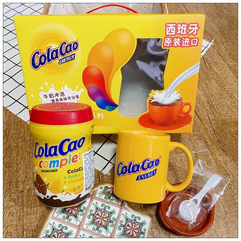 colacao西班牙高乐高可可粉高膳食纤维儿童成长经典生 活力加强型经典