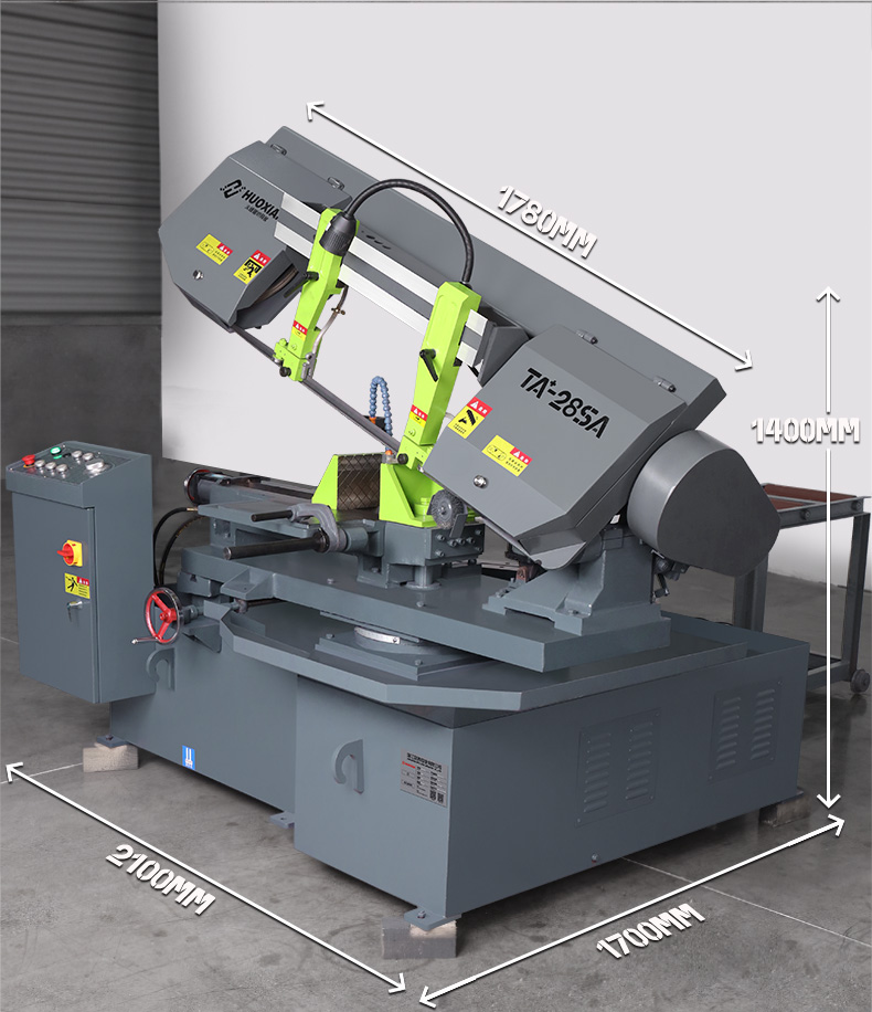 带锯床转角度45度模具金属角锯不锈钢型材方管切角机45度转角度切割机