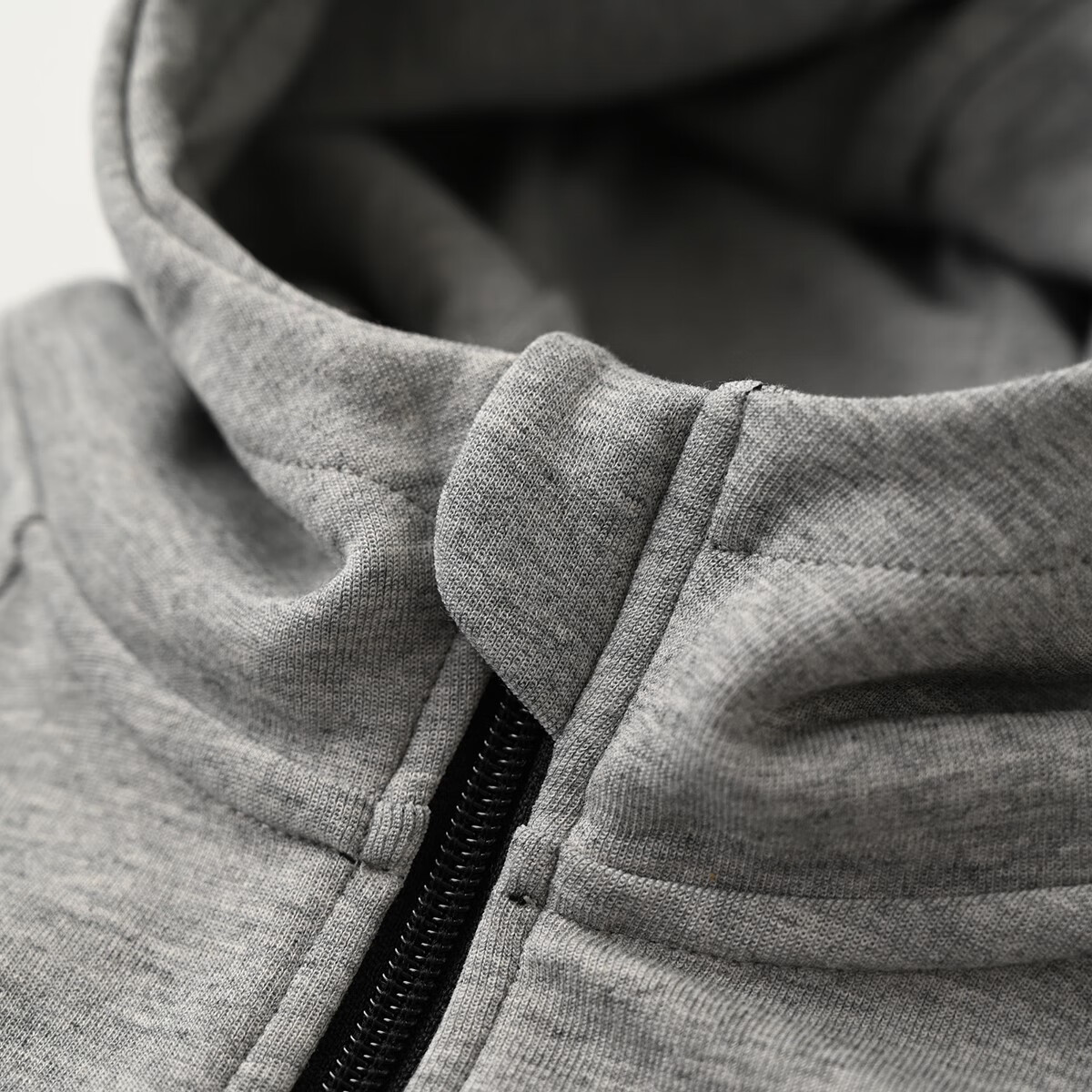 校园儿童运动外套 反光条男童女童开衫校服中大童童装 1238麻灰连帽