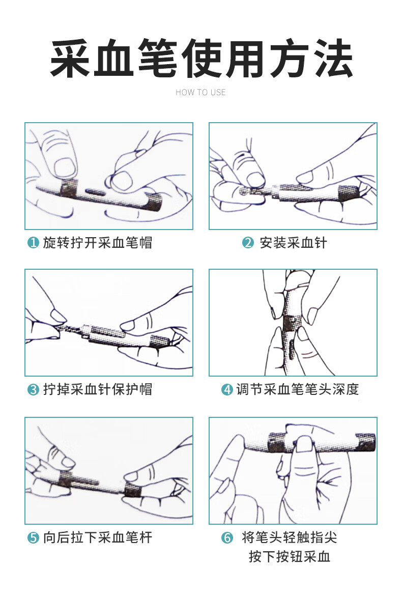 采血针的使用方法图解图片