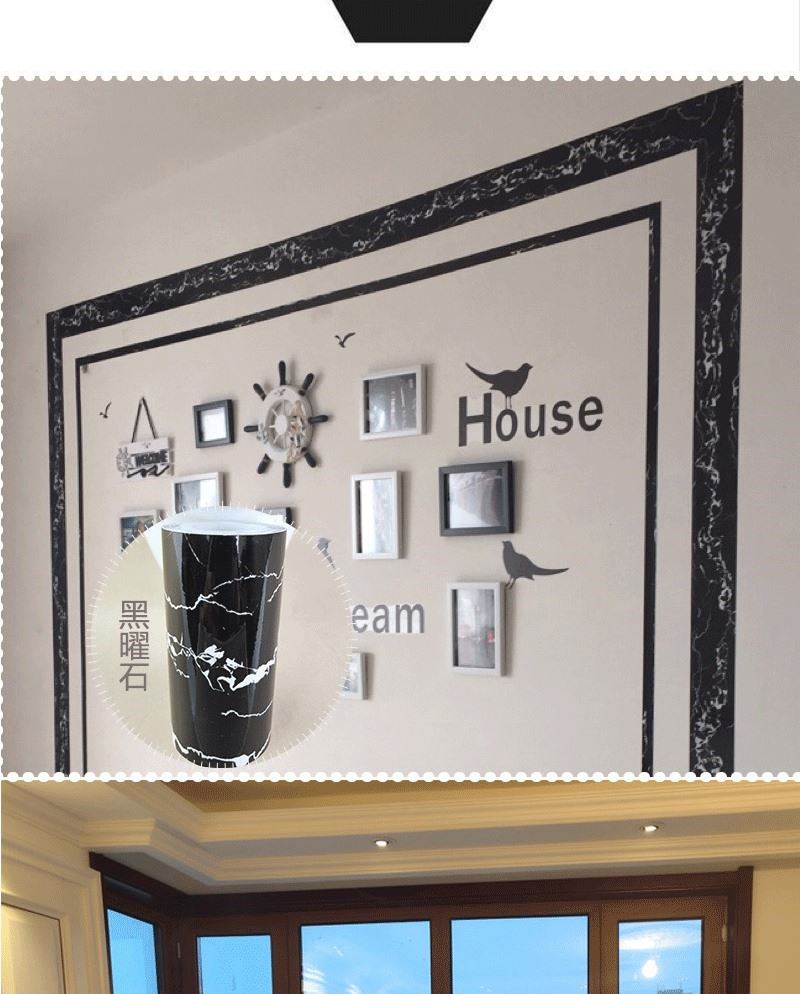 墙面排线卡扣电线遮挡装饰美化条线槽神器隐形遮线遮丑贴墙面明线走线