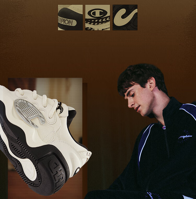 Champion American Champion Sneakers for Women And Men, Trendy Fashionable Thick-Soled Height-Increasing Casual Puffy Bread Shoes 24FWT03 15