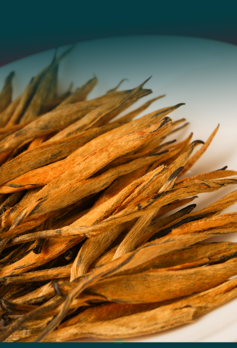 橙伯乐琥珀金针 7系琥珀金芽 云南红茶大金针滇红茶蜜香凤庆滇红 200g