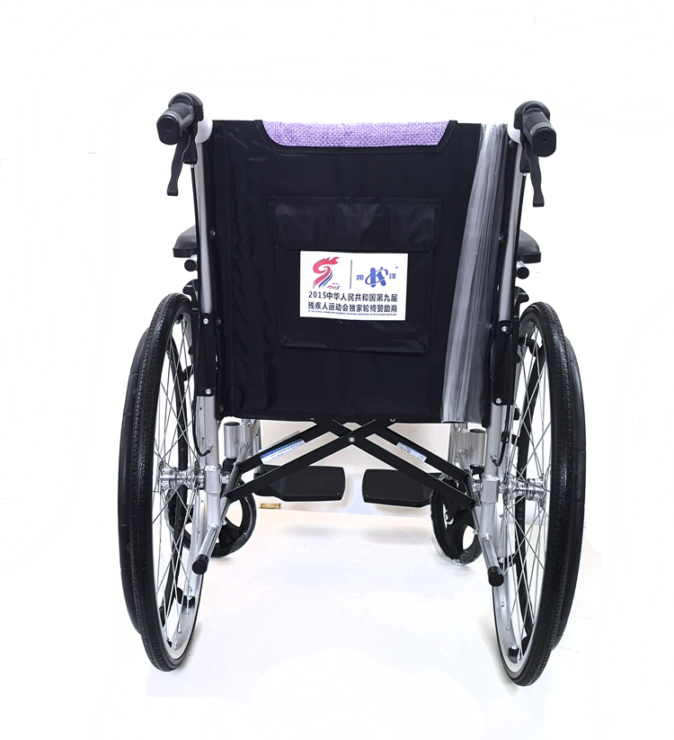 凯洋轮椅ky868l铝合金透气牛津布老人轻便型折叠四刹车便携免充气