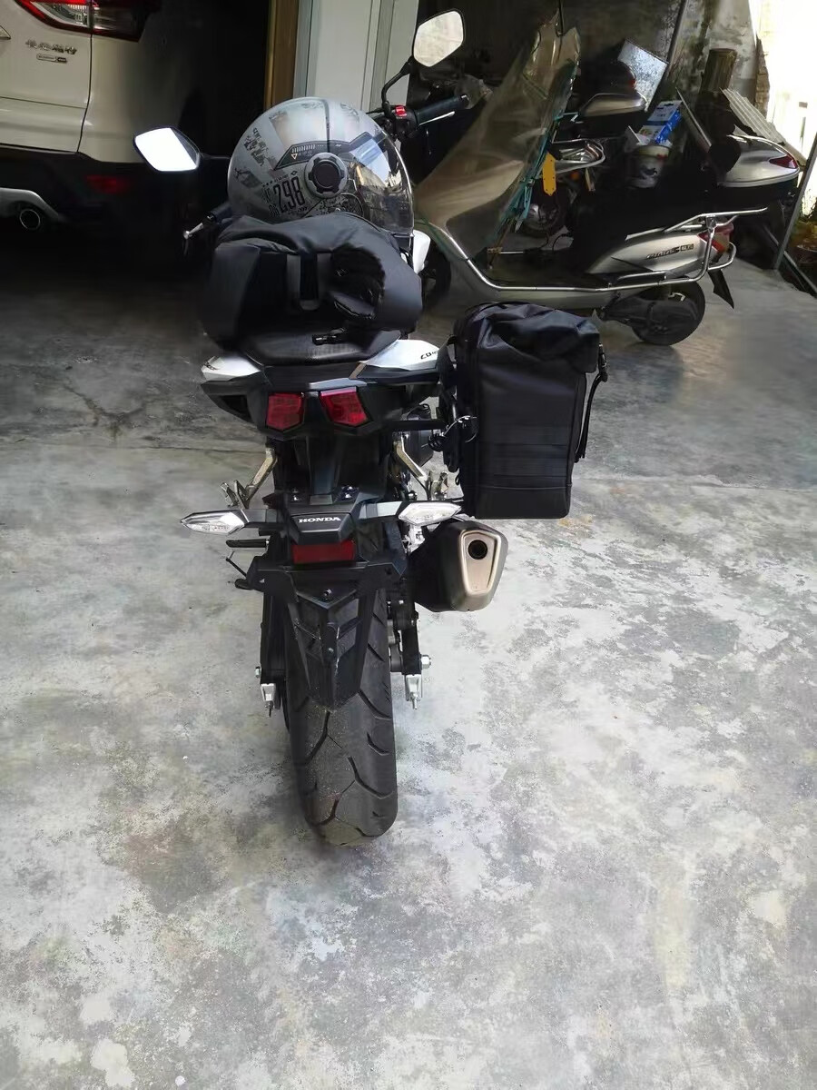 适用于cb400f适用本田cb500f摩托车改装防水边包边箱快拆尾箱大号侧包