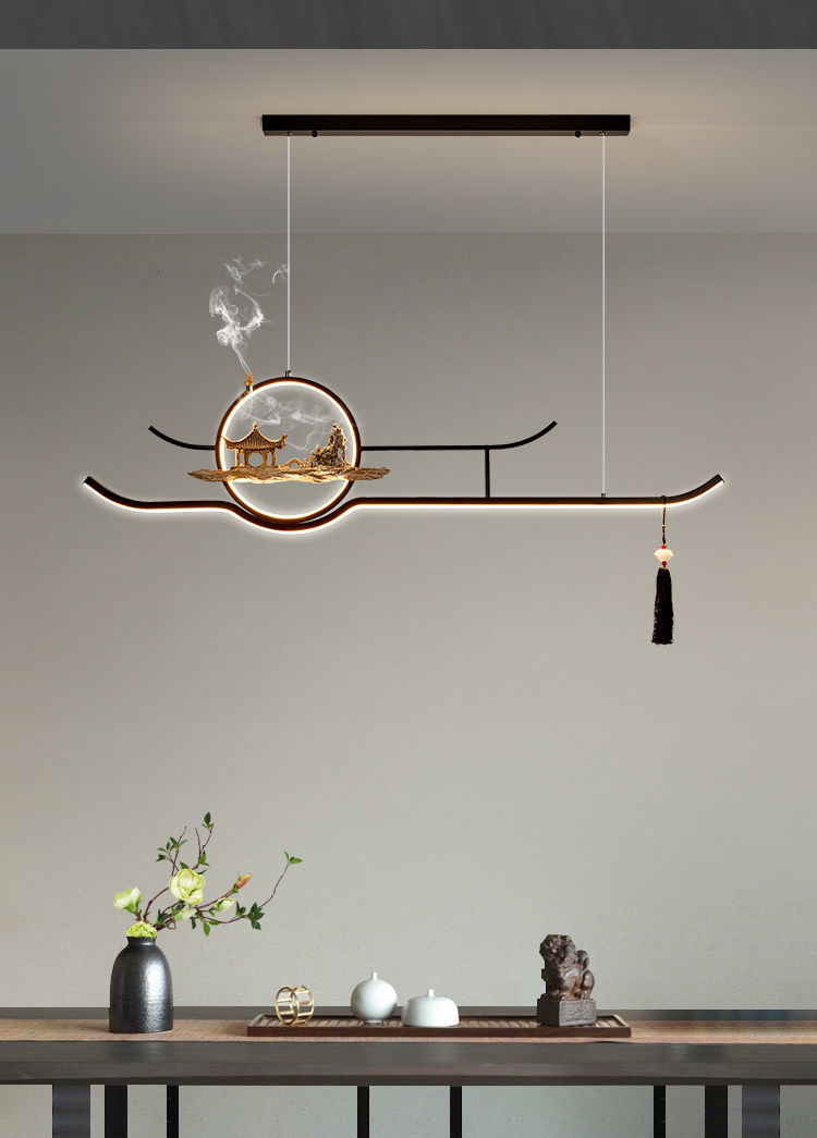 小米mi生态米家通用新中式茶室吊灯禅意中国风茶桌餐厅书房茶台日式