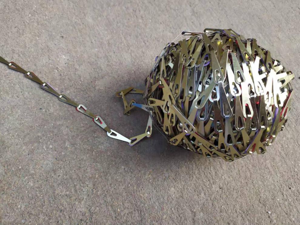 吊链铁链挂链瓜子链灯具配件日光灯应急灯安全出口吊链100米一根