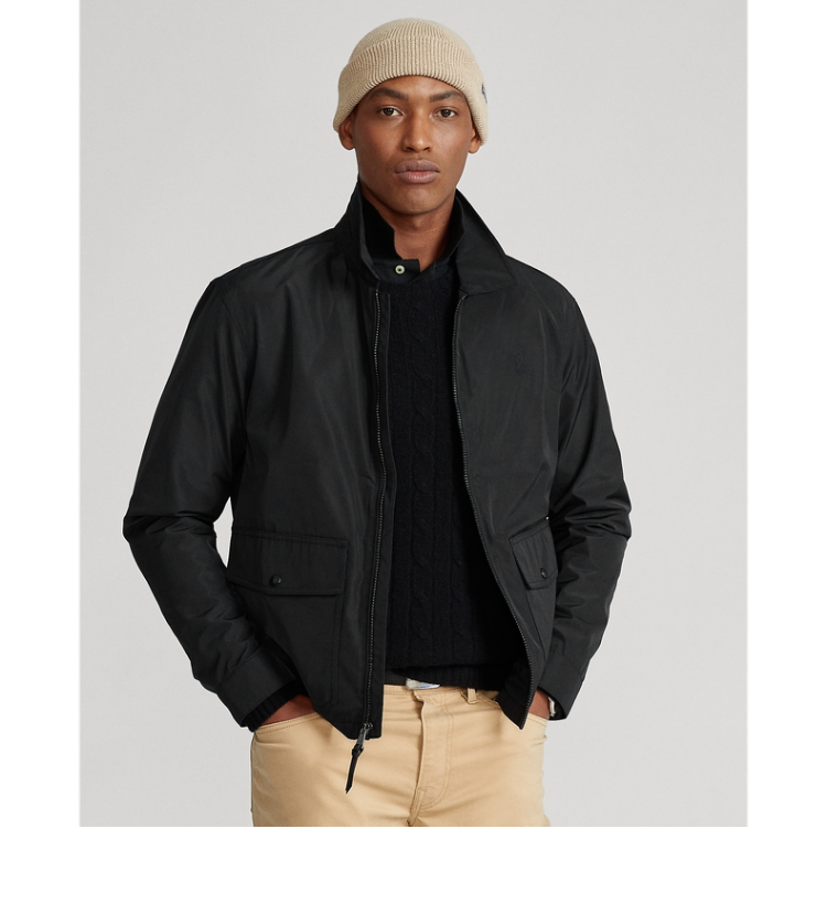 ralph lauren/拉夫劳伦男装 2021年秋冬全拉链夹克rl14072 001-黑色 l