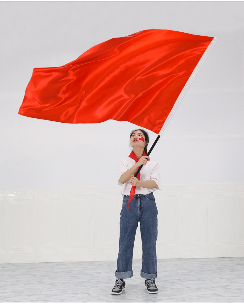 红绸布舞蹈绸子红绸带彩带大红绸布飘逸绸缎大型运动会道具民族舞蹈