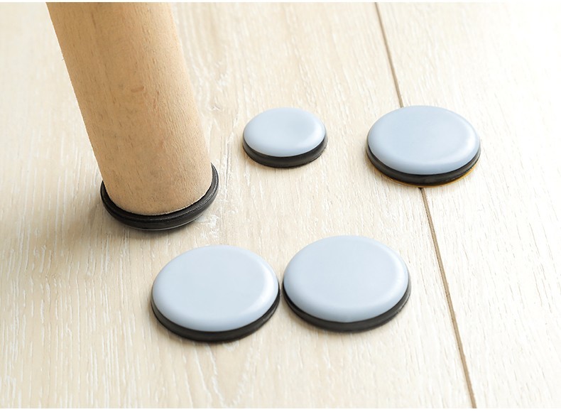 家具助滑垫餐桌移动椅子腿桌脚垫片保护地板粘贴消音耐磨 圆形20mm-8