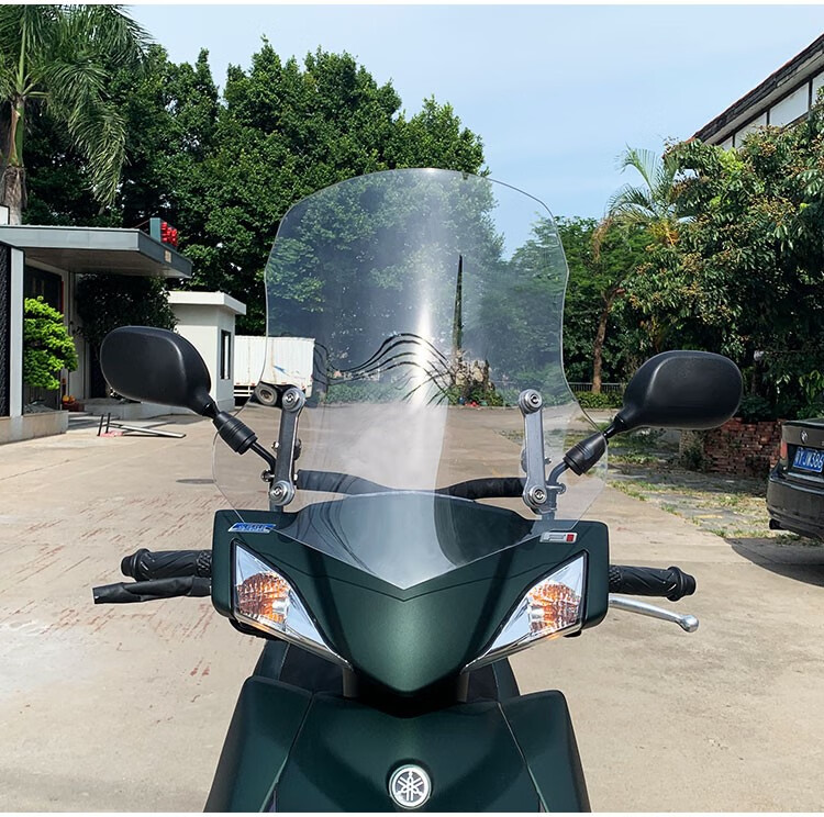 适用于雅马哈赛鹰gt125改装风挡挡风玻璃踏板摩托车挡风板 赛鹰gt