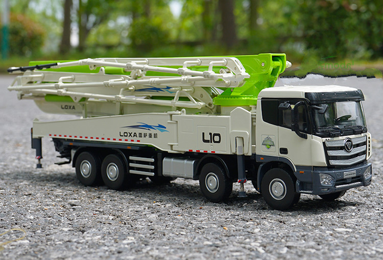 泵车模型原厂1:35福田雷萨重机雷萨est混凝土泵车工程车水泥车模