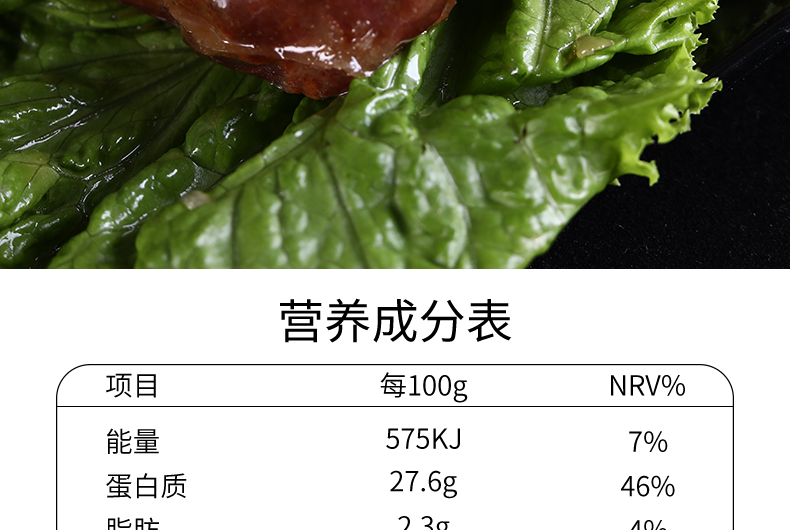 驴肉营养成分表100克图片