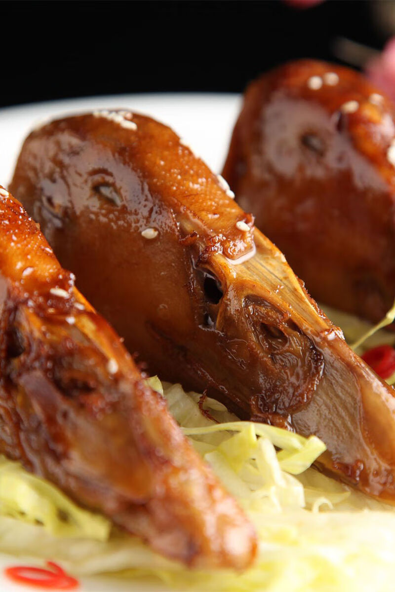 新鲜大号鸭头鸭头生冷冻生鲜鸭货冷冻生鸭头鸭肉麻辣卤味食材 宏嘉睿 