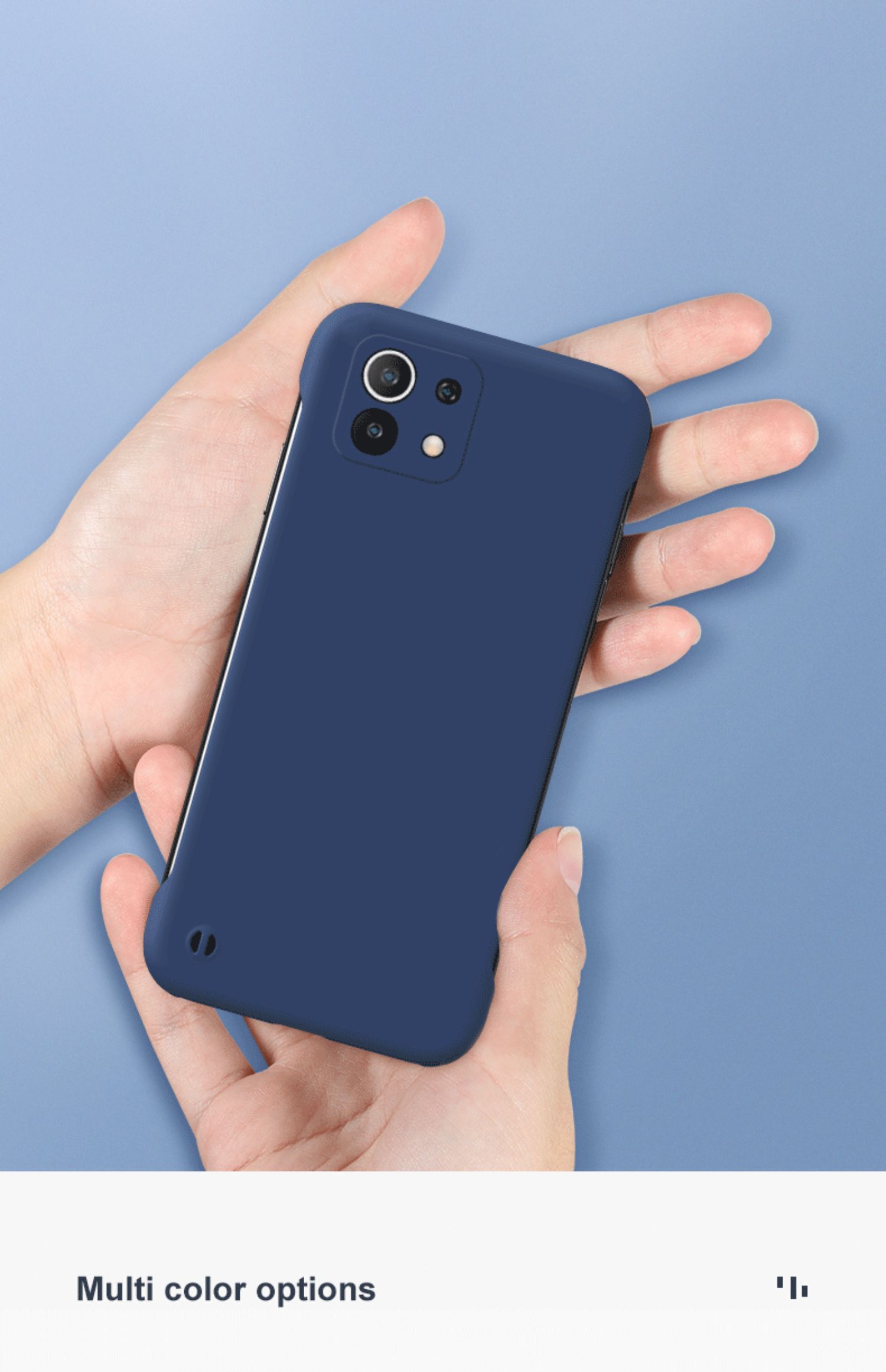 简宿纯色小米11手机壳11ultra无边框11pro保护套曲面11青春版半包防摔