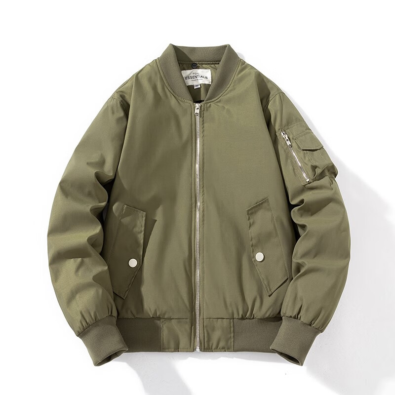 fog fear of god外套essentials复线春秋冬ma1飞行员夹克男秋季 黑色