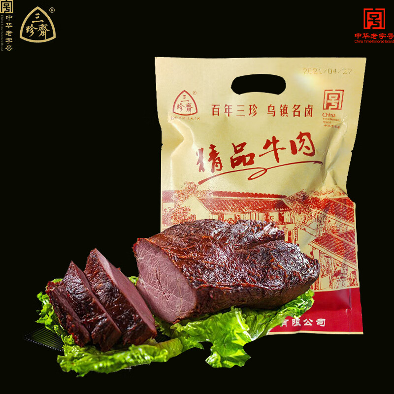三珍斋整切酱牛肉210g