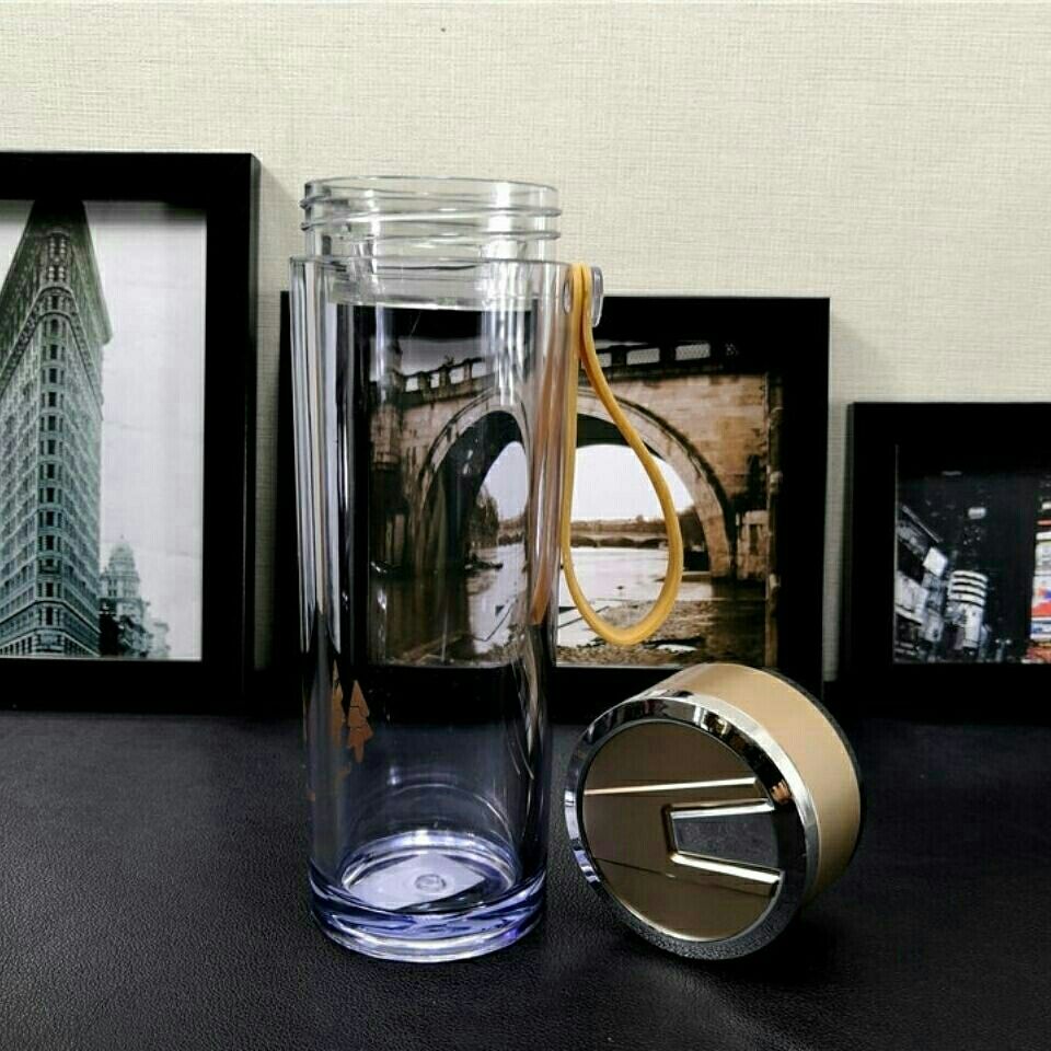 特百惠tupperware同款塑料钢化杯带手提杯子男女生塑钢杯时尚随手杯