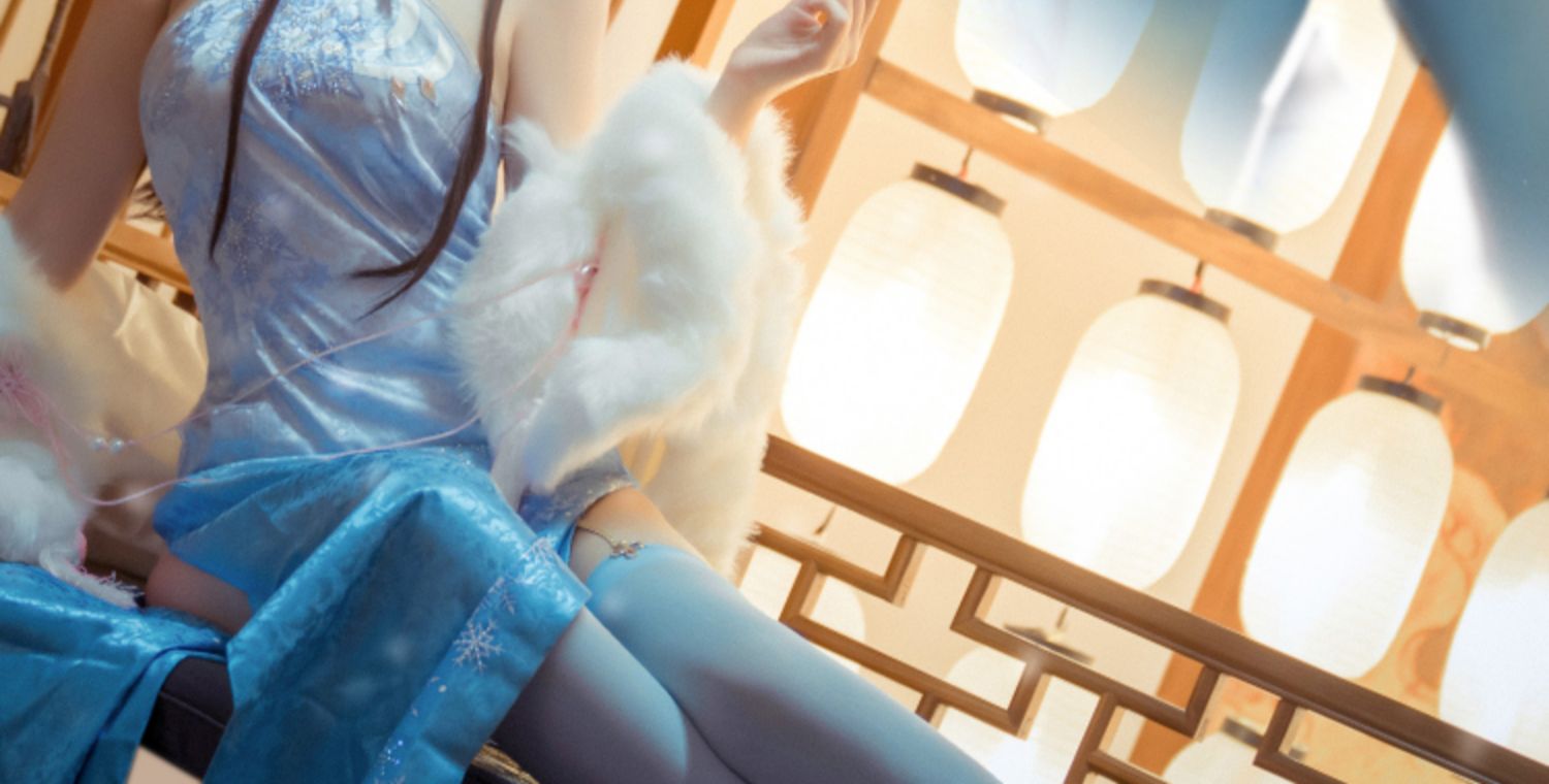 预售碧蓝航线cos服 能代 貅换装 冬雪沁香 旗袍cosplay服装女道具