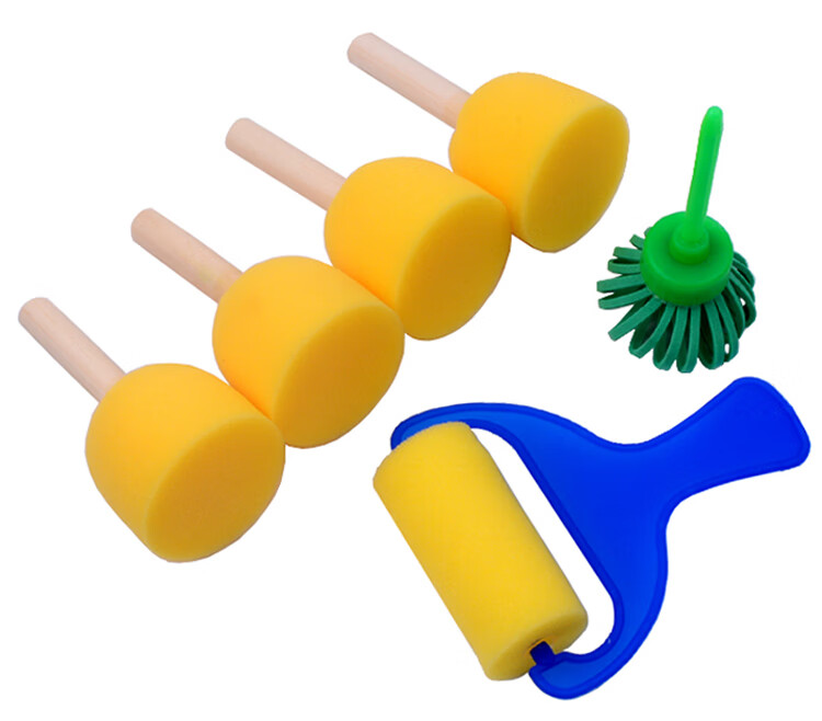 绘画/diy 绘画工具 艺可恩 艺可恩儿童手工创意画笔学生美术拓印滚轮