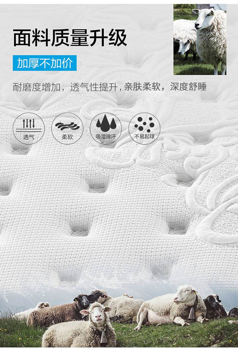 睡眠专家床垫 床垫十大睡眠专家品牌酒店民宿加厚20厘米床垫旗舰店