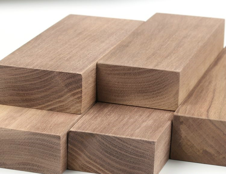 木料北美黑胡桃木料薄板薄片木板木方条diy木勺音箱盒子手工原料 60*