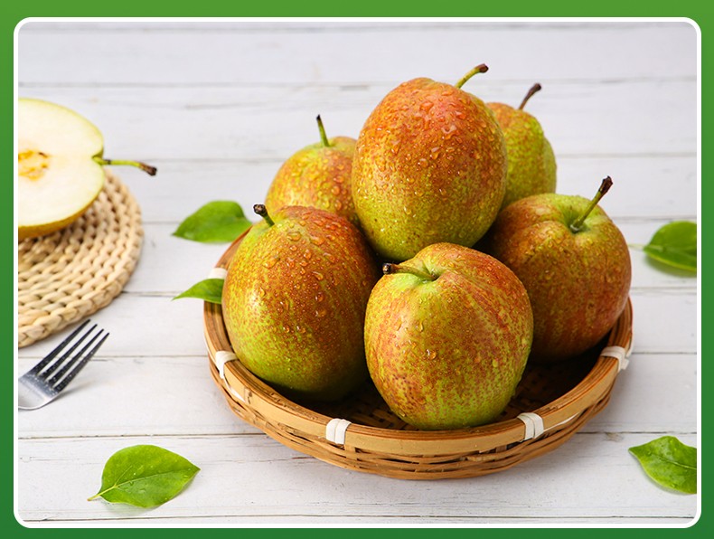 【2021年新梨】阳信馆新梨7号媚梨 阳信鸭梨七号媚梨 脆甜多汁酥梨 现