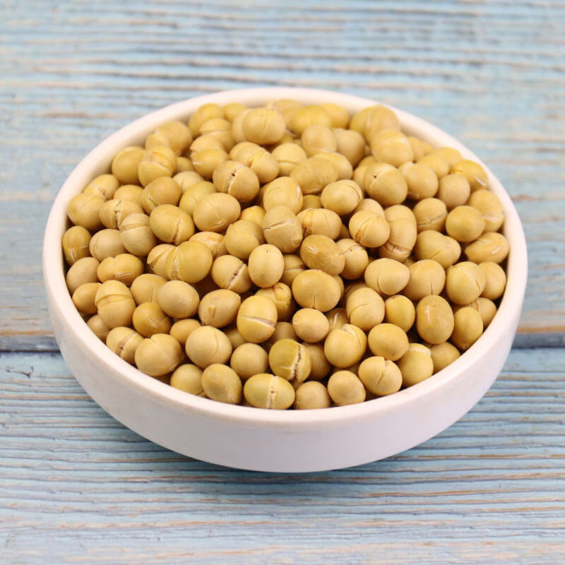 炒黄豆熟即食酥特产农家自制炒货黄豆原味零食手工无油散袋装豌豆 炒