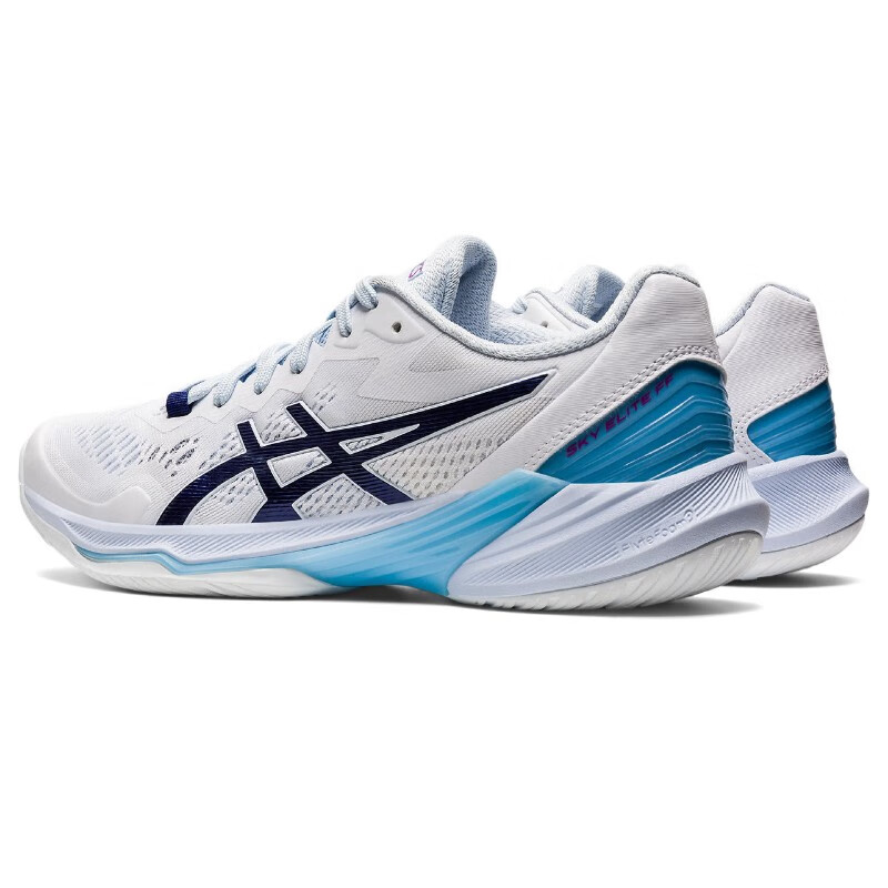 asics亚瑟士排球鞋sky elite ff2男女轻量缓震运动鞋22春夏新款 白