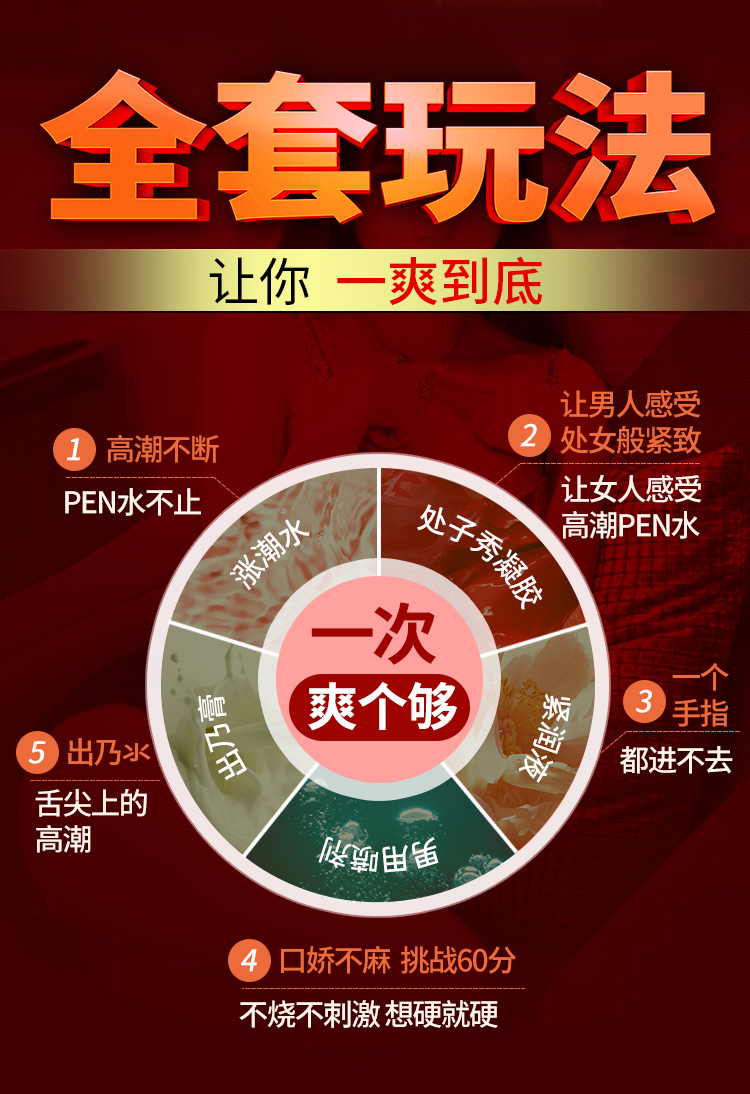 交悦jiaoyue涨潮水注入式喷潮液男女性共用房事情趣用品人体润滑剂崔