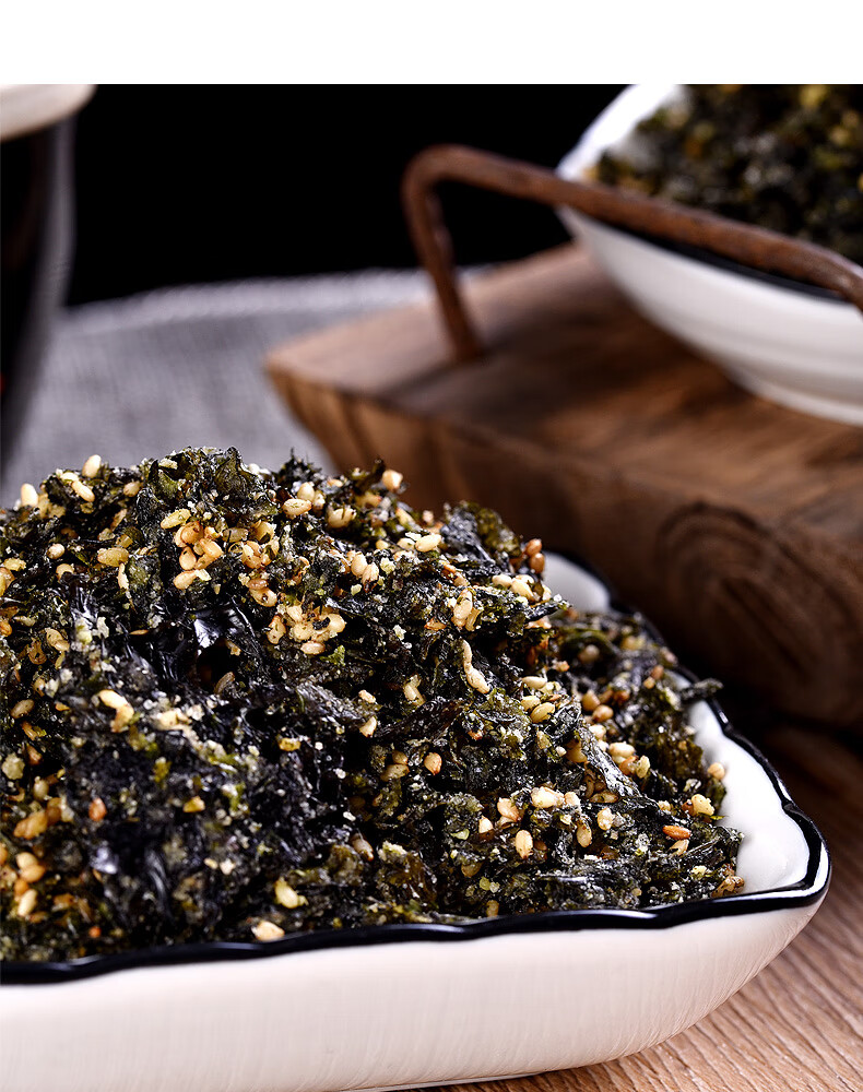 海苔碎500g拌饭海苔即食儿童饭团芝麻海苔拌饭料袋装大包装紫菜碎芝麻