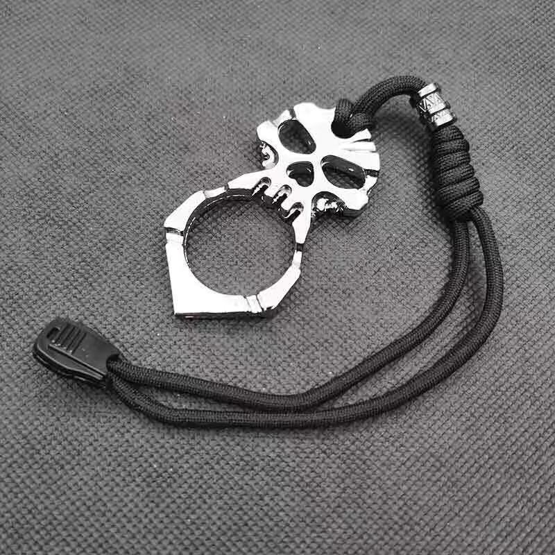 现货速发拳扣指虎两指扣双指扣四指扣单指扣手撑戒指扣防身防狼破窗器