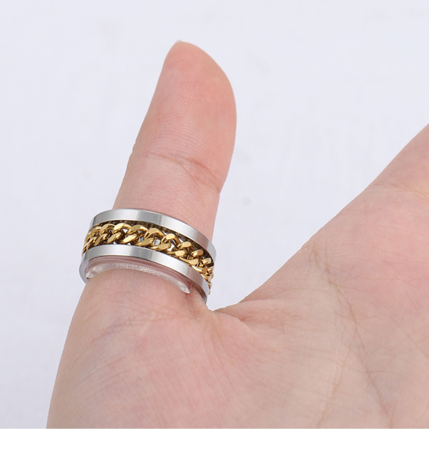 忆蓓芷戒指调节器隐形透明大了改小垫圈防滑套大小松紧防掉调整尺寸xs