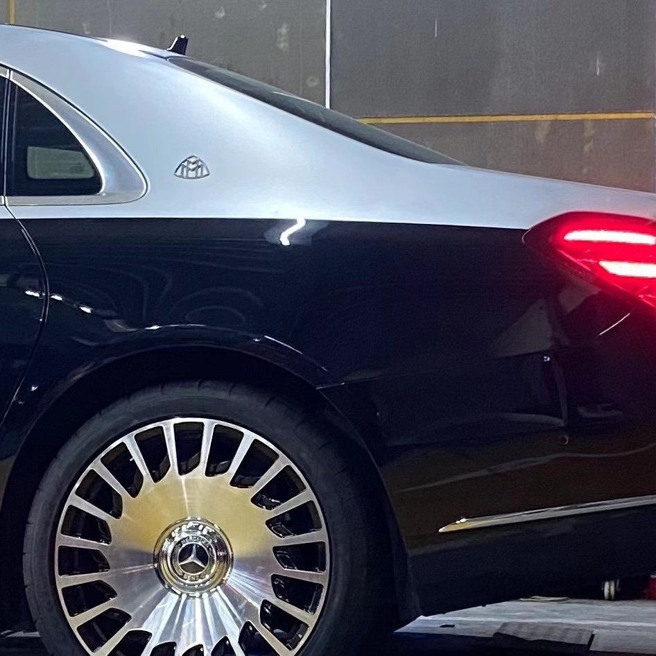 【618活动】17寸奔驰680迈巴赫原厂轮毂大饼威霆260锻造200改装皇冠