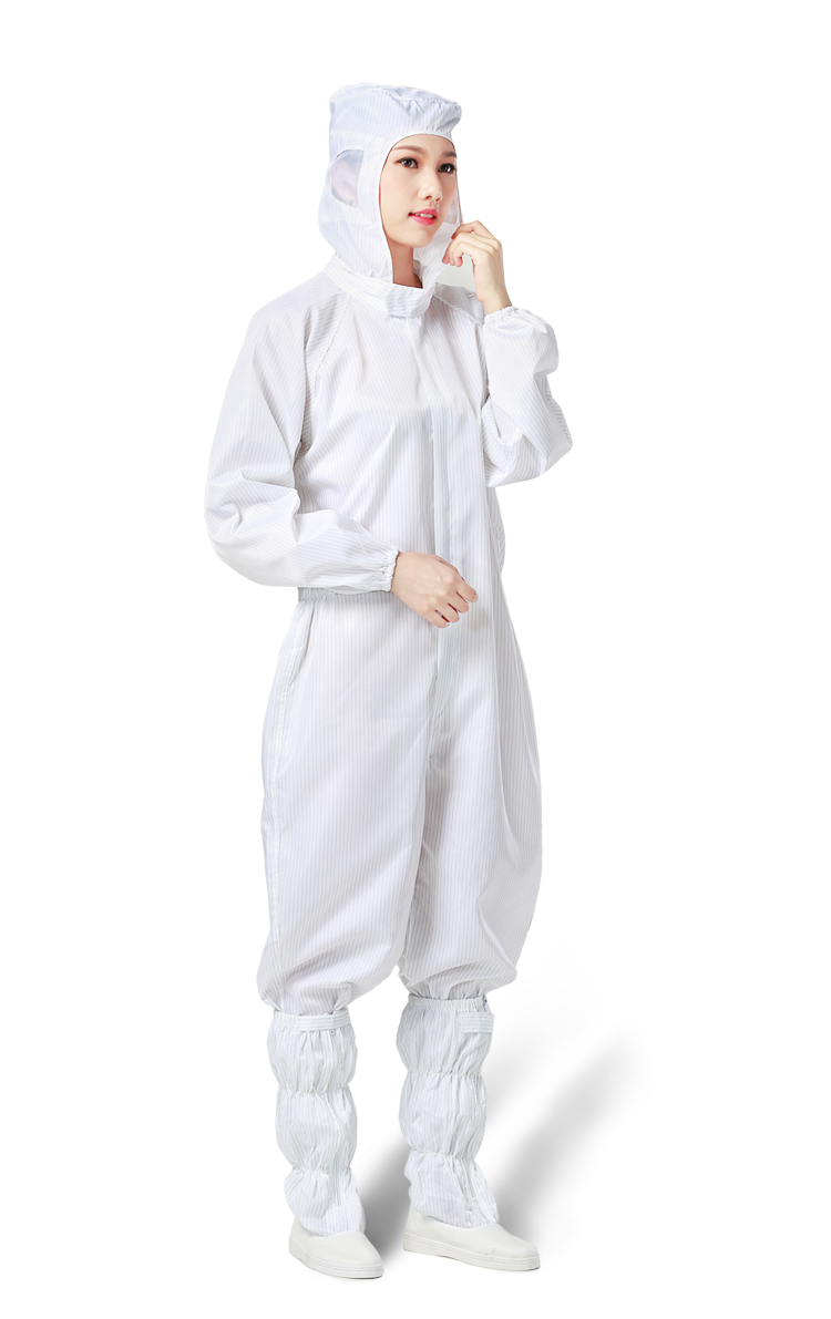 无尘服连体全身防静电服工作服加鞋子净化服防尘服无尘衣服可水洗电子