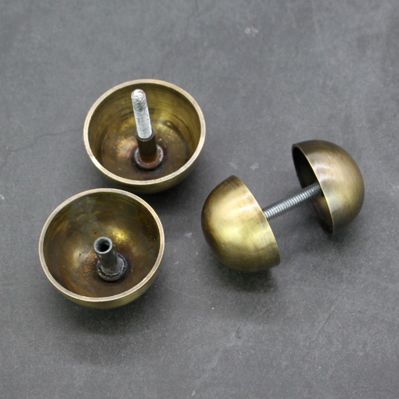 中式仿古大门铜泡钉玻璃门对装泡钉铁门圆头装饰铜钉黄铜门钉蘑菇钉