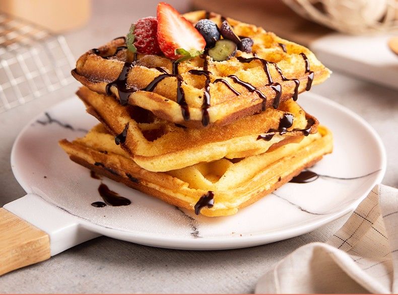 1kg 百钻华夫饼粉松饼早餐格子饼预拌粉家用商用原味煎饼烘焙原料