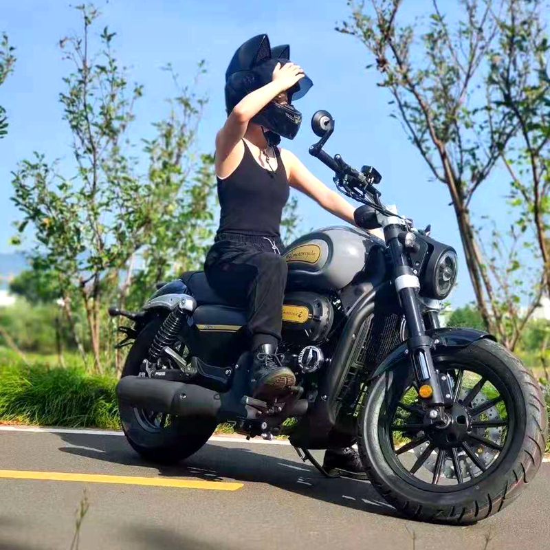 2021珠峰华鹰安吉拉300摩箭v300巡航太子摩托车复古太子机车防金吉拉