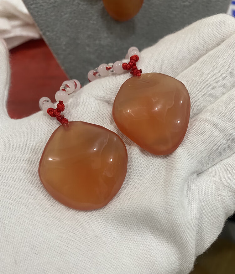 歌盼 青鱼石鱼惊石成品项链吊坠毛衣链 手把件宝宝儿童天然饰品礼物