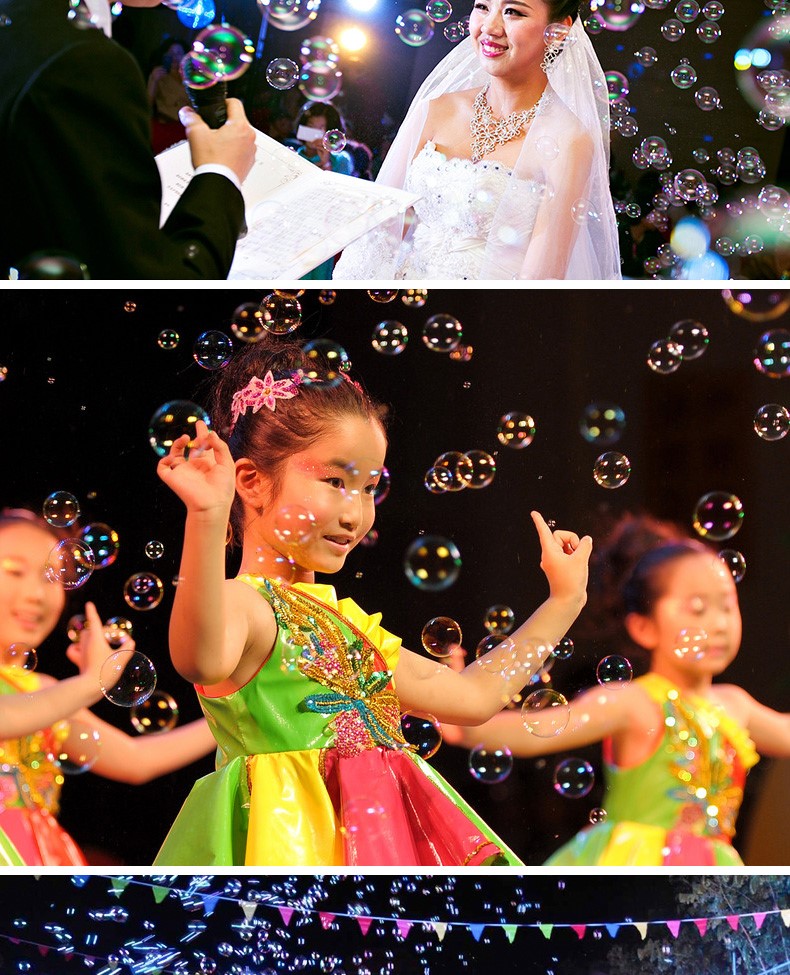 大型舞台泡泡机婚庆酒吧吹泡机电动户外商超开业庆典商用双轮全自动