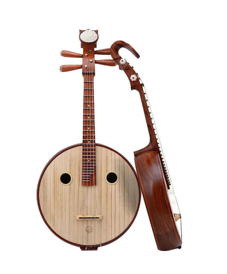 北京星海乐器酸枝木清水中阮8513 8514演奏级中阮乐器 8514【图片