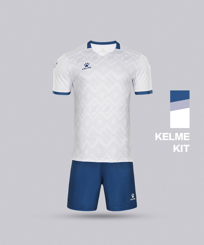 kelme/卡爾美男士足球服套裝男團購定製球衣短袖學生比賽服8151zb1006