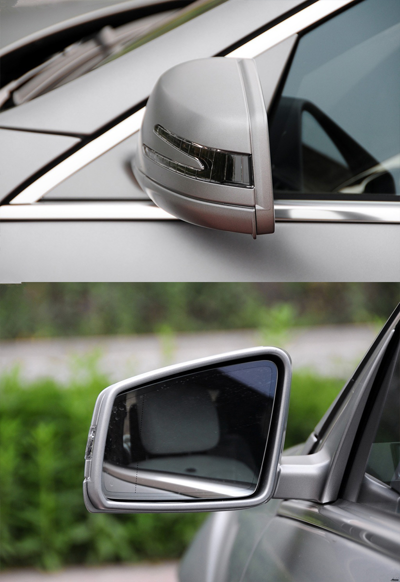 w221奔驰s级s350倒车镜s600后视镜s300转向灯s400镜片500壳醉米 深