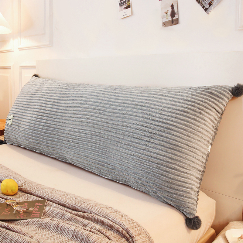 超甜奶油靠枕床头ins风靠背床上靠垫宿舍榻榻米软包大枕头卧室茜红色