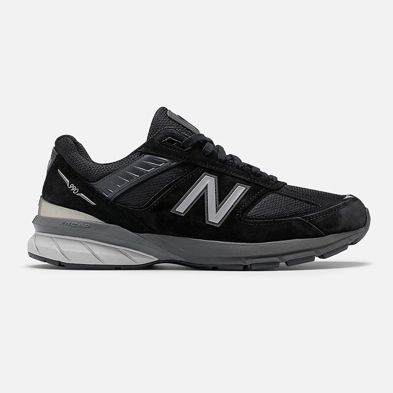 new balance新百伦男鞋 nb990v5系列3m反光元祖灰酷黑总统慢跑鞋 黑色