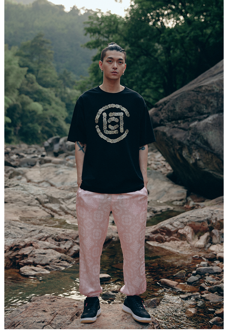 【clot】铜钱logo印花短袖t恤 黑色 陈冠希主理 黑色 00l