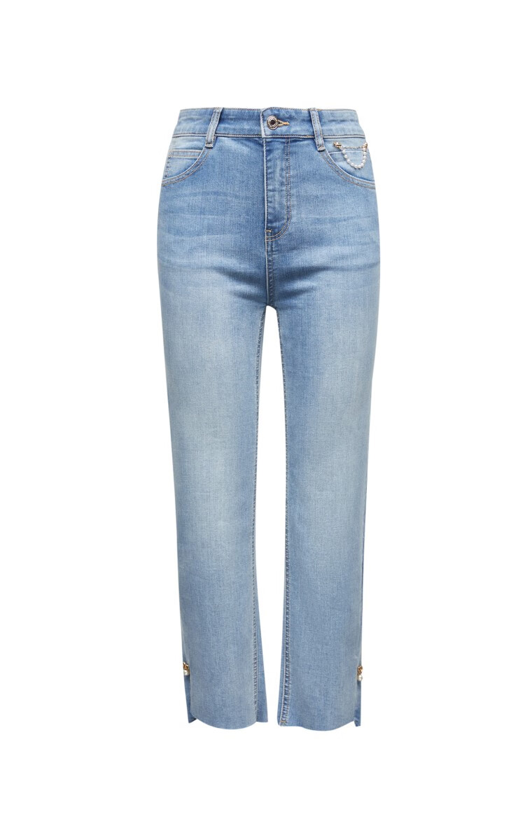 veromoda2022春季新款直筒牛仔裤女32226i004 j38浅牛仔蓝色 160/64a