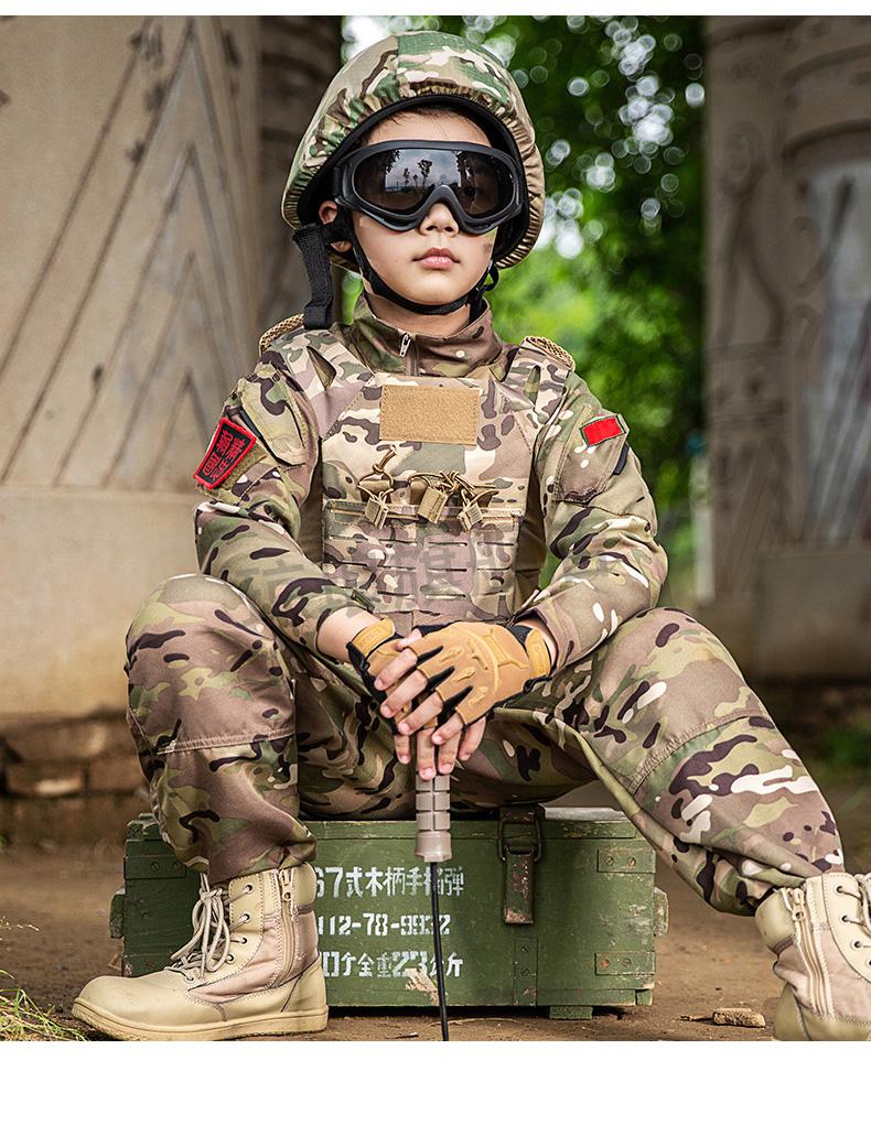 六一儿童节礼物儿童特种兵装备套装炫酷军事风儿童特种兵套装男孩战狼